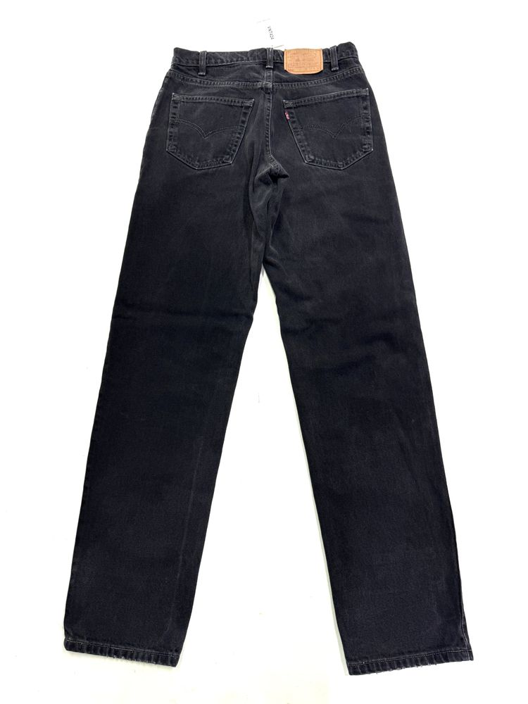 Levi's 550 relaxed fit nero W32 L36 vintage anni 90' levis jeans 7