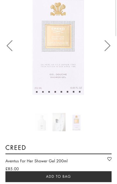 Creed Aventus For Her Shower Gel 200Ml