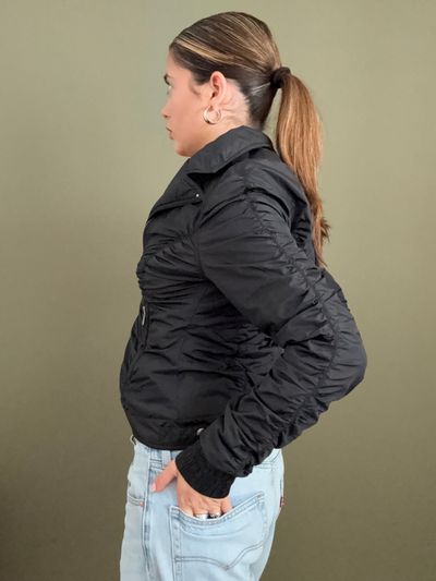 Jane Norman Ruched Coat (UK12) 3