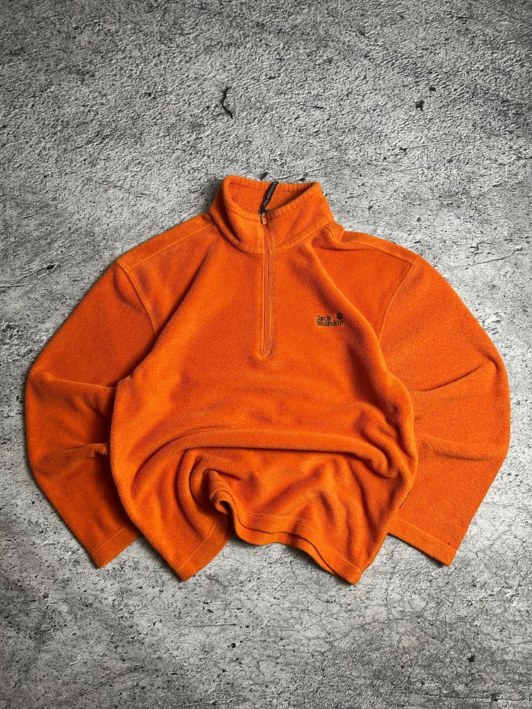 Jack Wolfskin Orange Fleece Pullover
