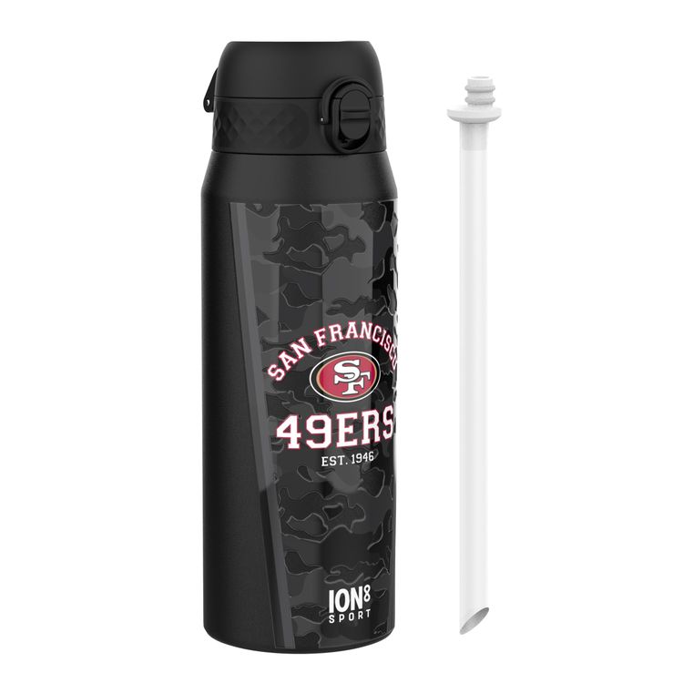 NFL NFL x ION8 Insulated Steel Water Bottle, NFL 49ers, 750ml (24oz) product image