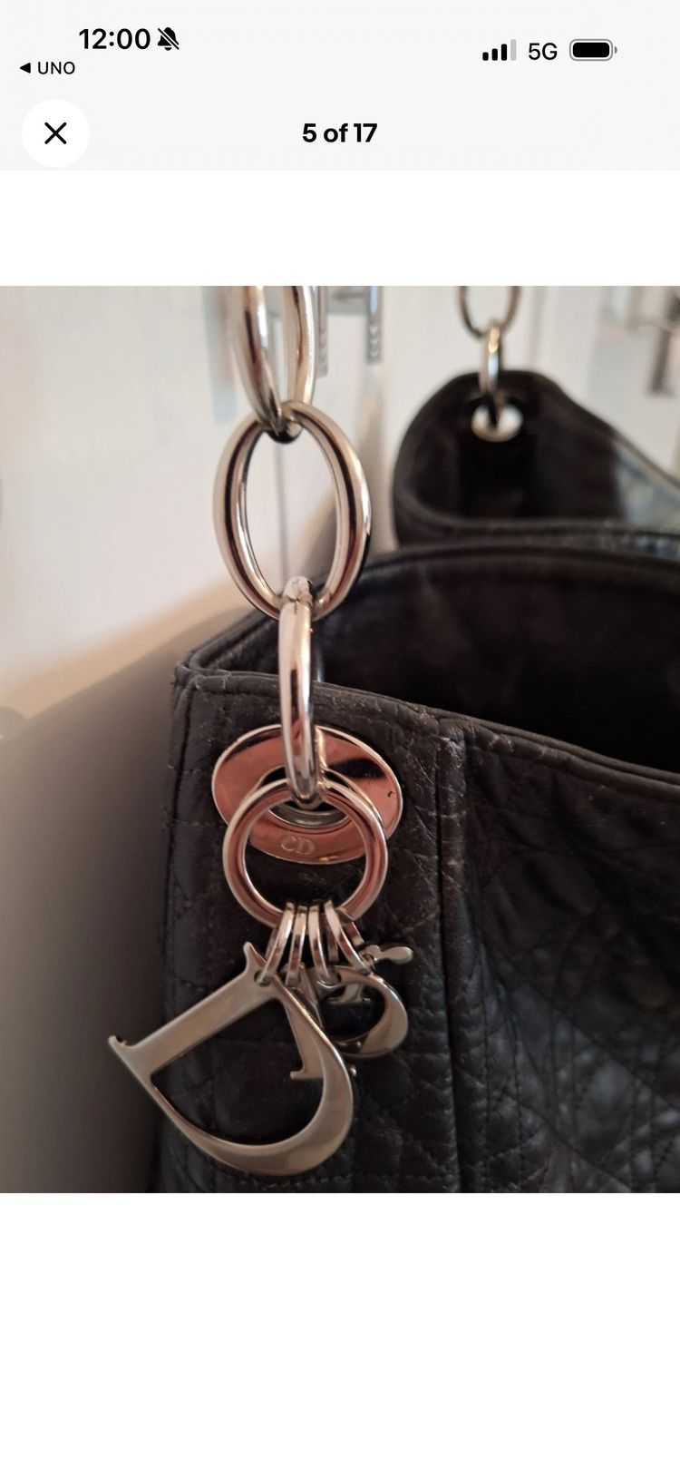 Dior Black Leather Handbag 3