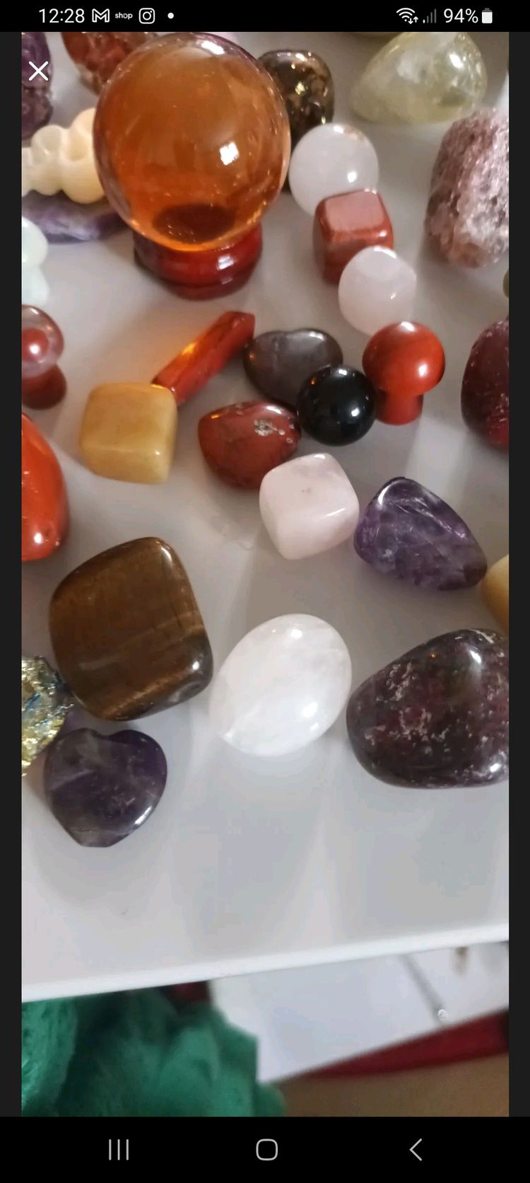 Assorted Polished Stones And Crystals