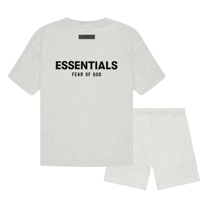 Fear of God Essentials Light Oatmeal - Summerset (T-Shirt & Short) imagen 1