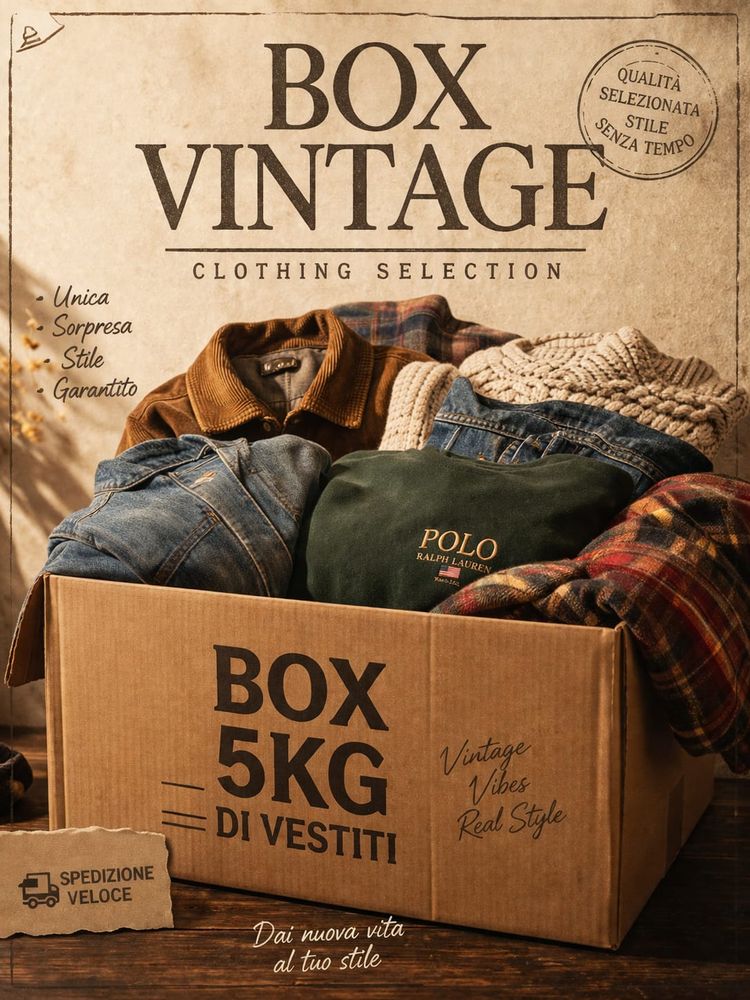 Box 5kg abbigliamento firmato grado A