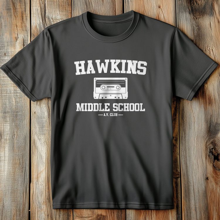 Hawkins Middle School T-Shirt image 3