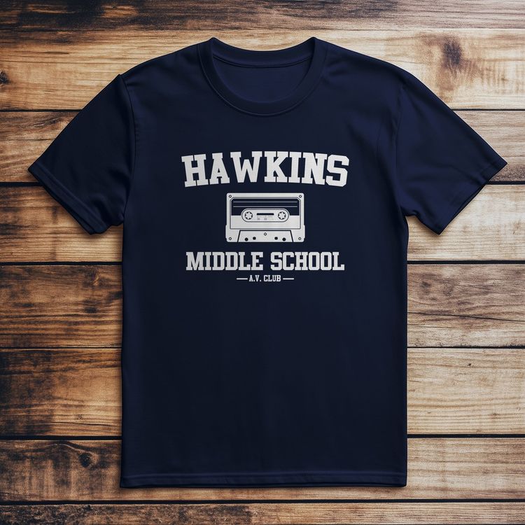 Hawkins Middle School T-Shirt image 1