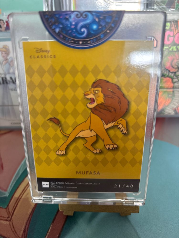 Epoch Disney Classics Mufasa 21/40 Collectible Card imagen 2