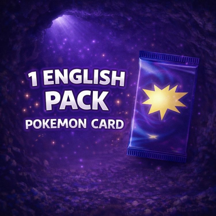 English Pack Pokemon Card