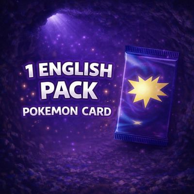 English Pack Pokemon Card