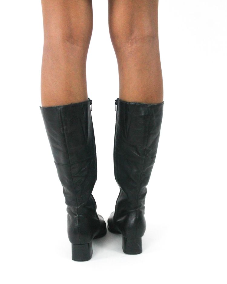 ⭐️office siren | uk 6 black knee-high block-heel boots imagen 2