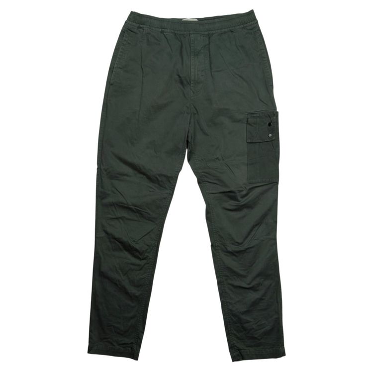 A/W 22 Stone Island Stretch Cotton Cuffed Cargo Trousers - 32 RE-T - Dark Green 2