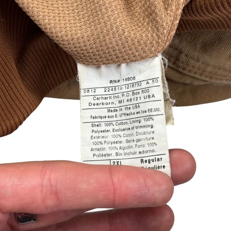 Carhartt Active Workwear Jacket Brown imagen 9
