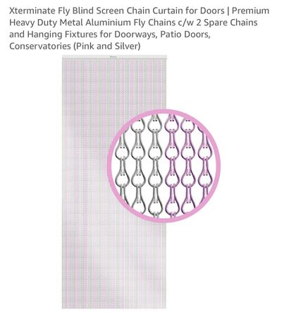 Fly Blind Screen Chain Curtain