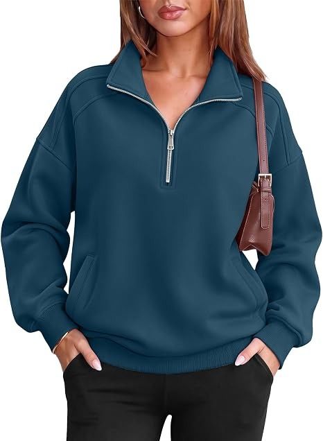 Other Blue Quarter-Zip Sweatshirt product image