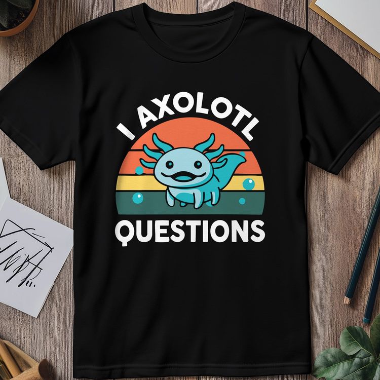 Axolotl Questions 2 T-Shirt Quirky 2