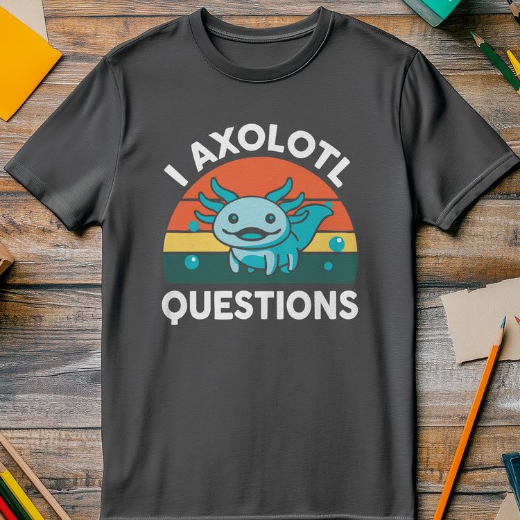Axolotl Questions 2 T-Shirt Quirky 4