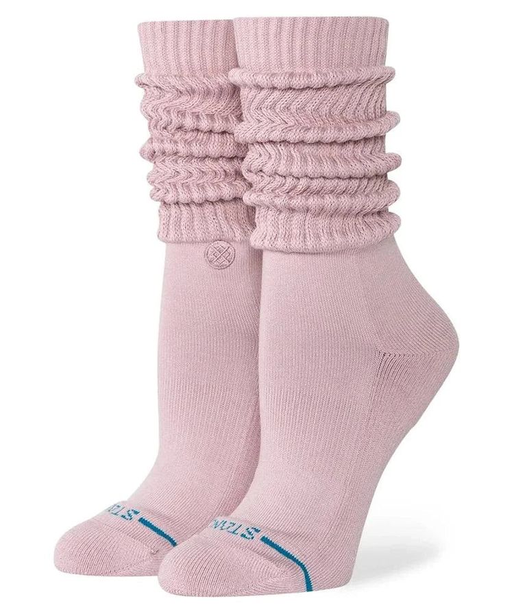 Stance USA Official Crew Socks - S - Womens Slouch Crew Lilac image 1