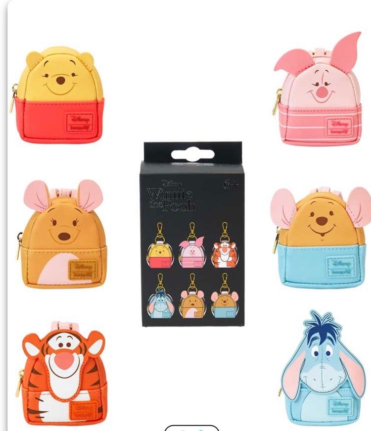 Winnie The Pooh Character Coin Purse Loungefly 