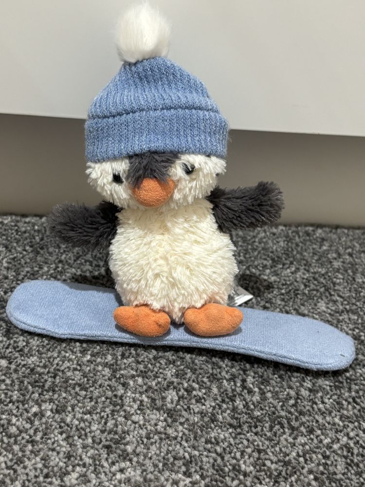 jellycat snowbording penguin