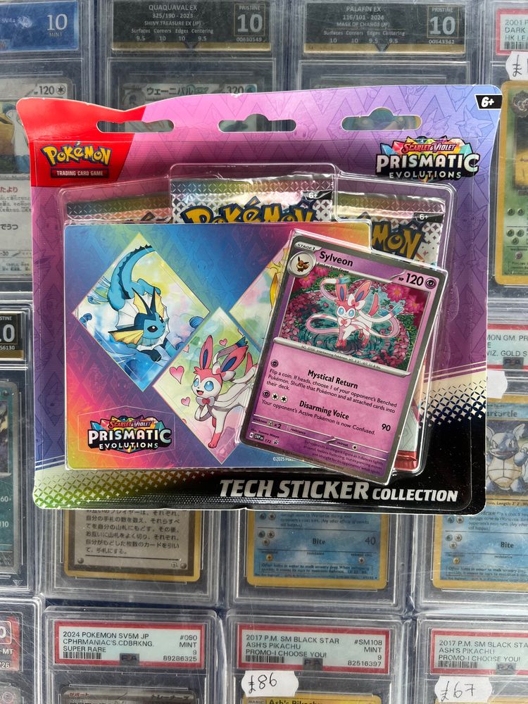 Pokémon Pokémon Prismatic Evolutions Tech Sticker Collection product image