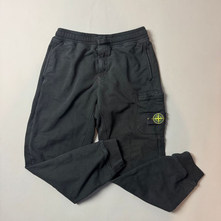 Stone Island Black Joggers - Medium