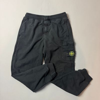Stone Island Black Joggers - Medium