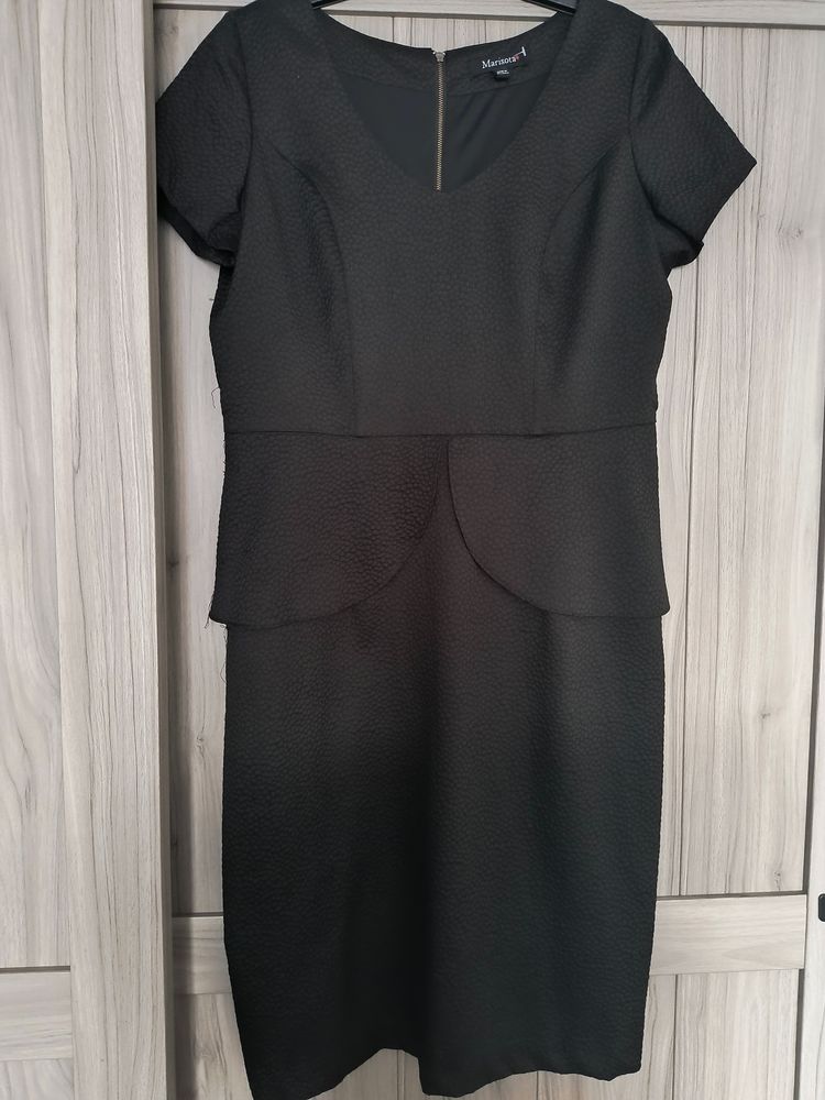 Other Black Textured Short Sleeve Dress product image