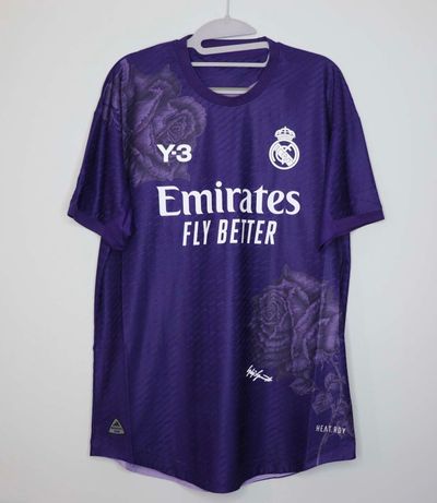 Y-3 Real Madrid Purple Football Jersey