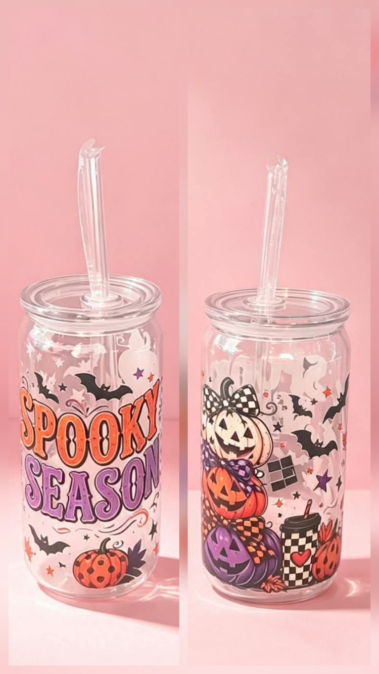 Other Halloween-Themed Clear Tumbler With Straw product image