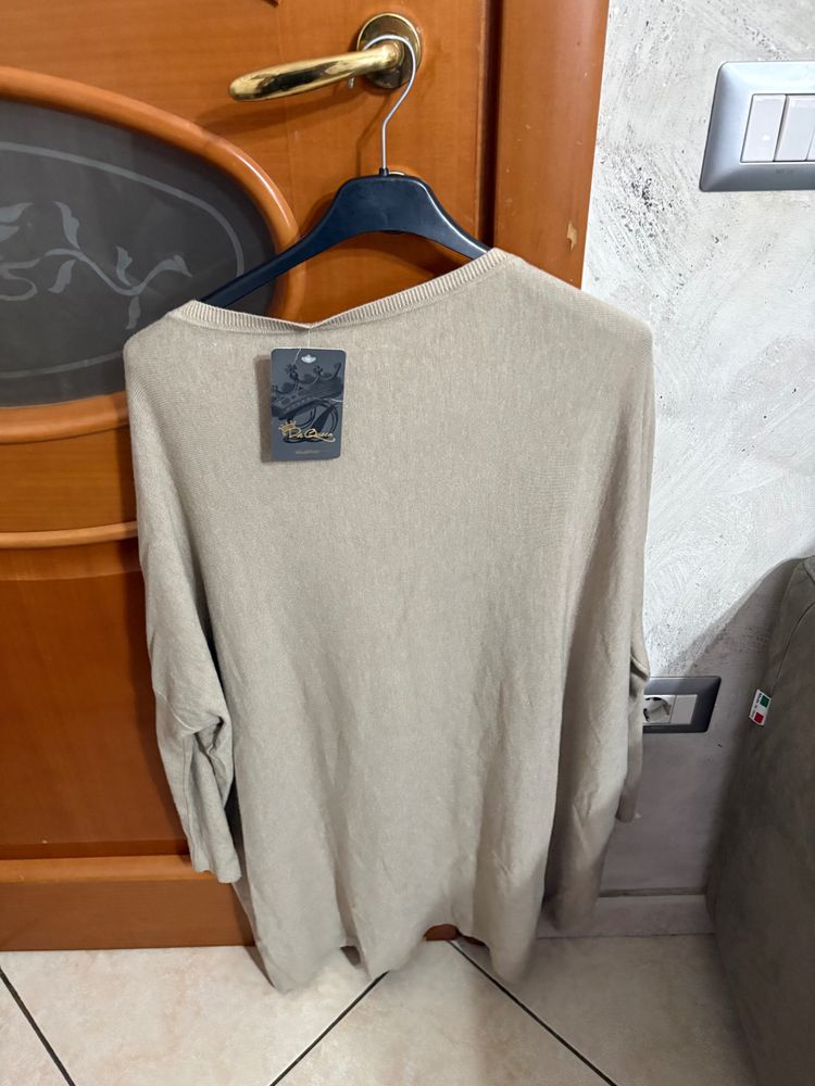 Da Queen Beige Long Sleeve Top 3