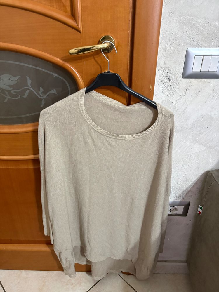 Queen Da Queen Beige Long Sleeve Top product image