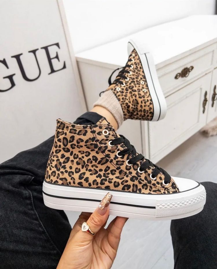     Deportiva Alta Animal Print Leopardo image 1