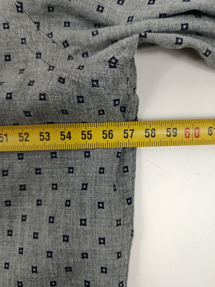 Tommy Hilfiger Grey Patterned Long Sleeve Button-Up Shirt image 3