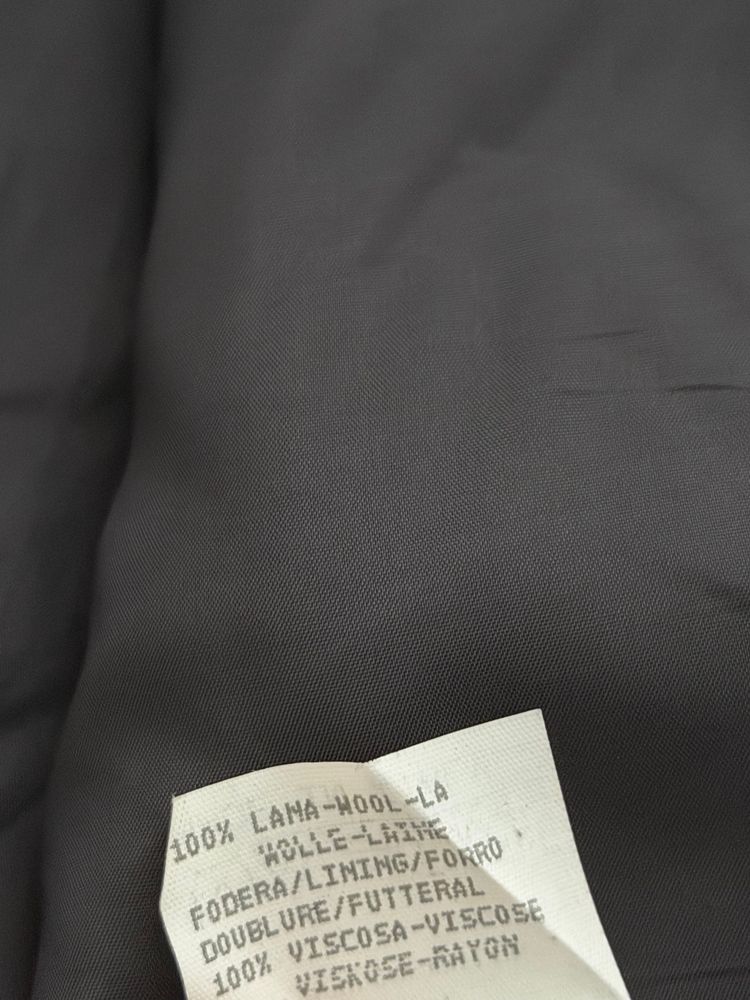 Emporio Armani 1990s 3B Textured Wool Sport Jacket Blazer Black - Size M image 8