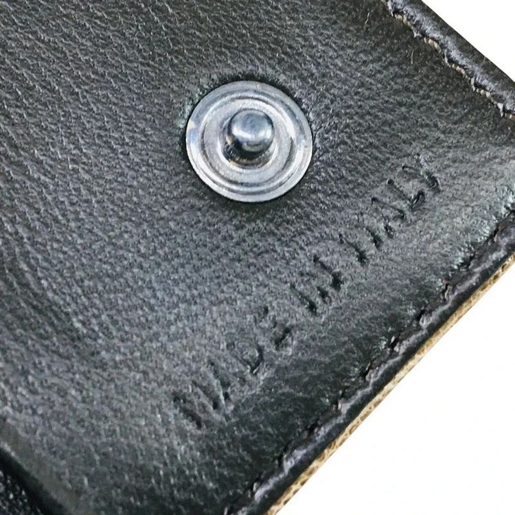 Prada Lizard Skin Leather Key Holder Wallet Purse obraz 7