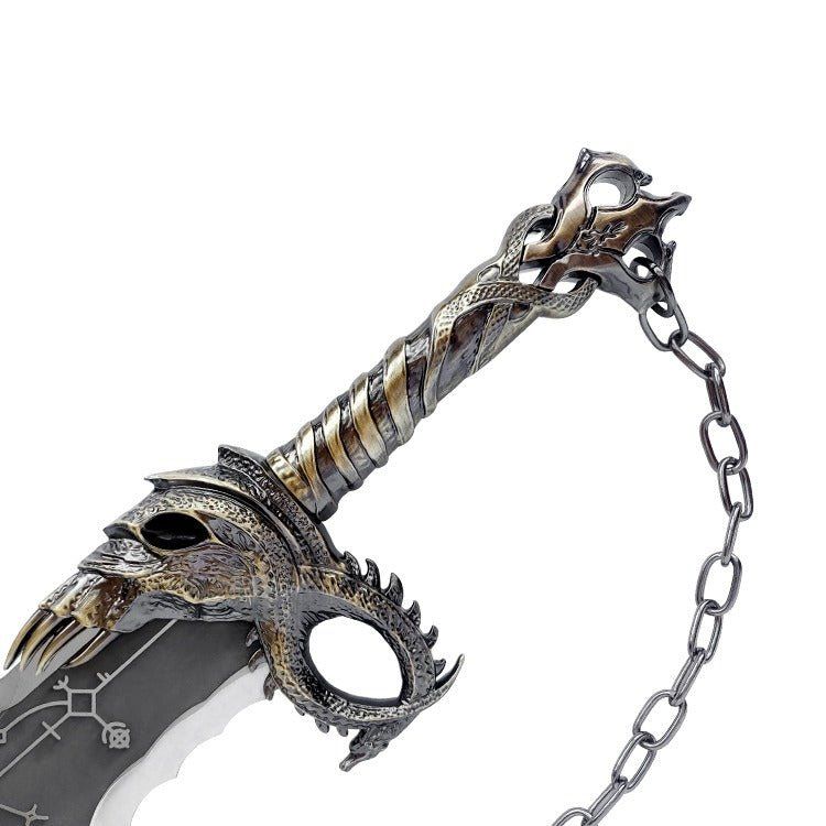 God Of War Deluxe Ragnarok Metal Chaos Blades - Collector's Display Replica image 3
