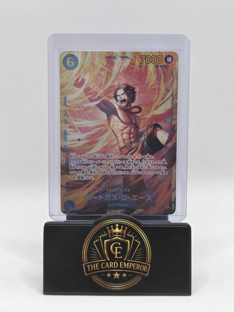 Portgas D. Ace OP13-119 SEC Alt Art Carrying on His Will Japanese One Piece Card image 1