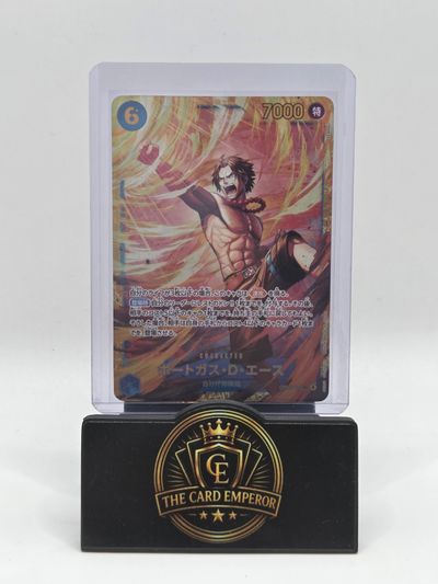 Portgas D. Ace OP13-119 SEC Alt Art Carrying on His Will Japanese One Piece Card