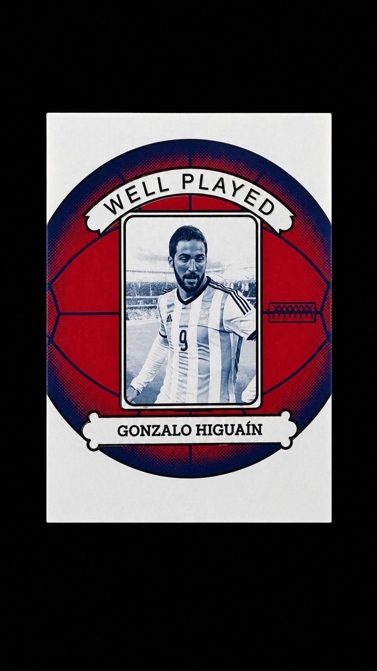 /5 Gonzalo Higuaín Well Played Futera Unique 2025