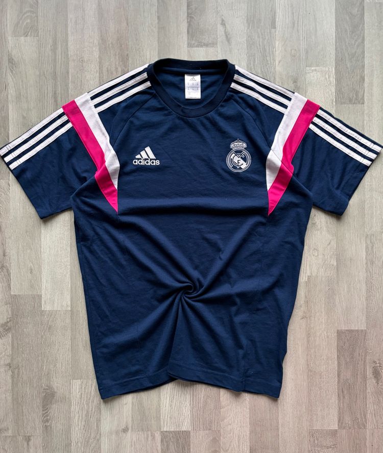 Adidas Sample Real Madrid Navy Blue  T-Shirt