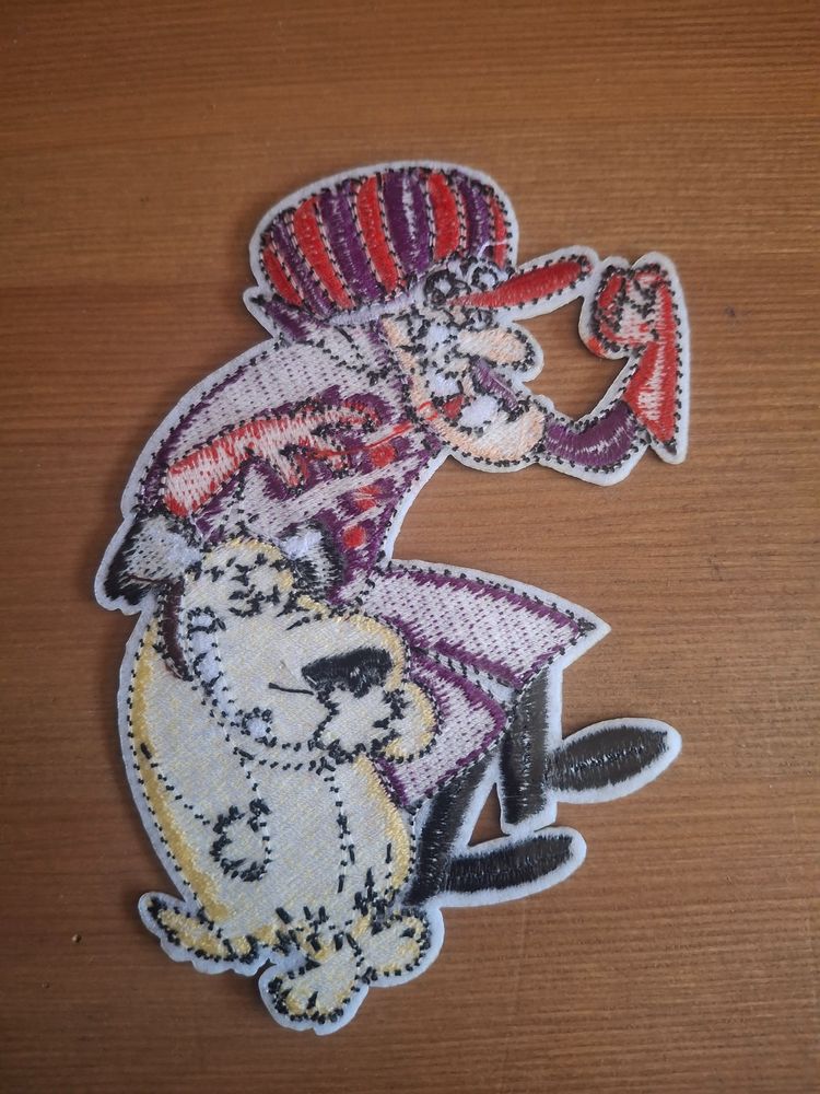 Embroidered Patch With Cartoon Characters Waky races 2