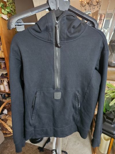 Black Half-Zip Hoodie
