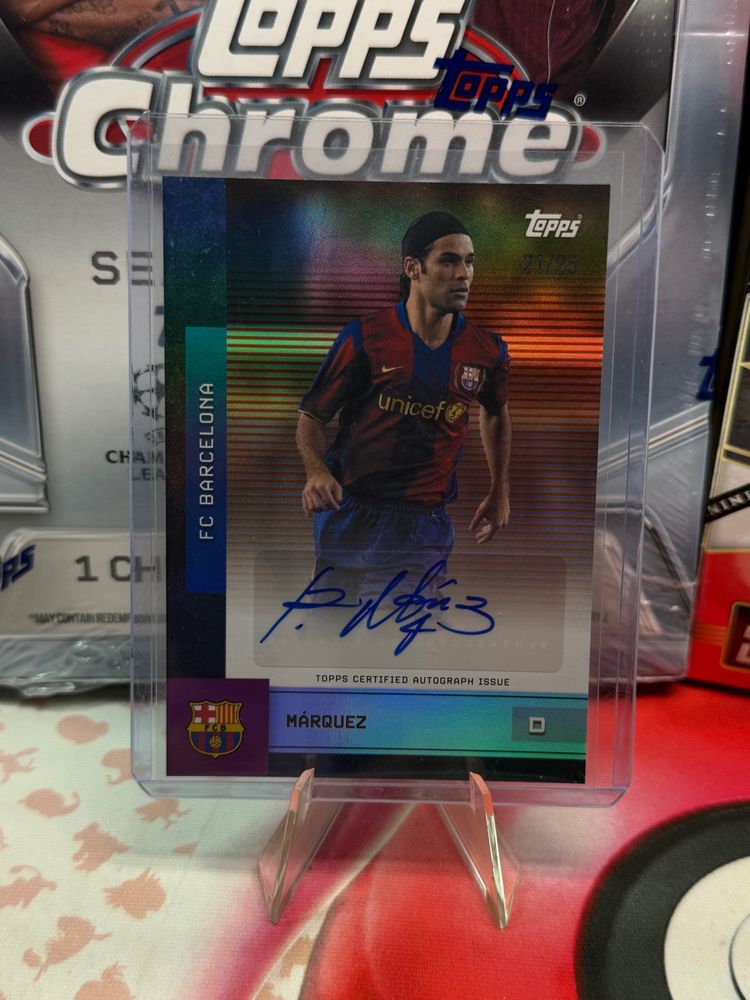 Topps Fc Barcelona Marquez Autograph Card