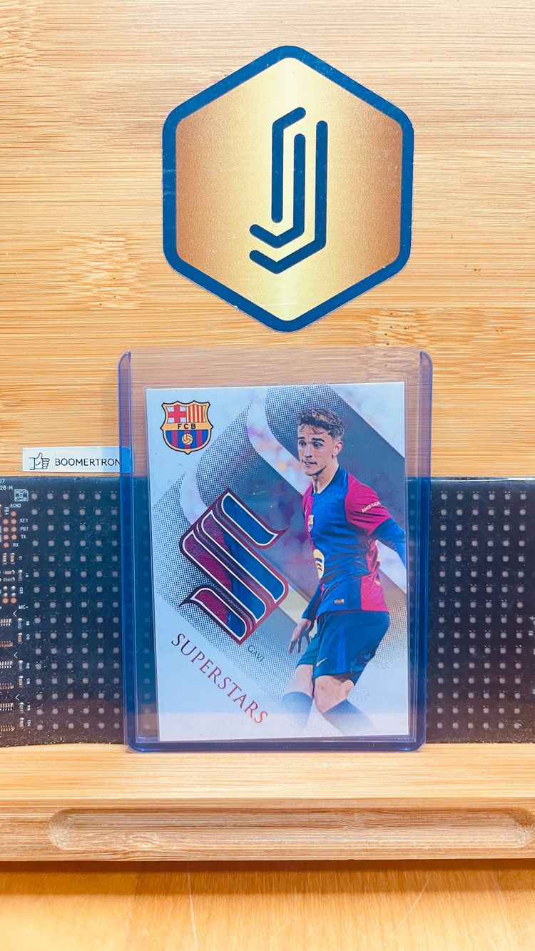 PATCH game worn /6 Gavi - Barcelona - Superstars - Futera FCB  2024-25
