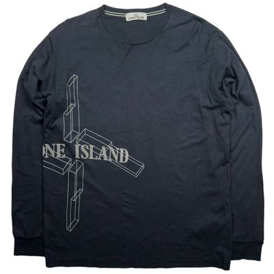 A/W 17 Stone Island Long Sleeve T-Shirt Reflective Print
