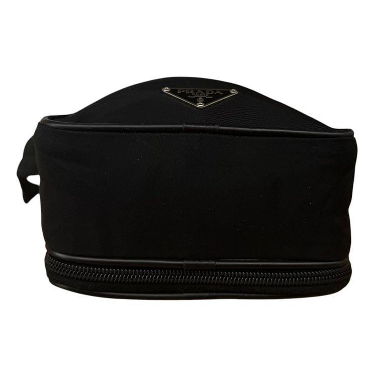 Prada Nylon Saffiano Leather Black Shoulder Bag image 9