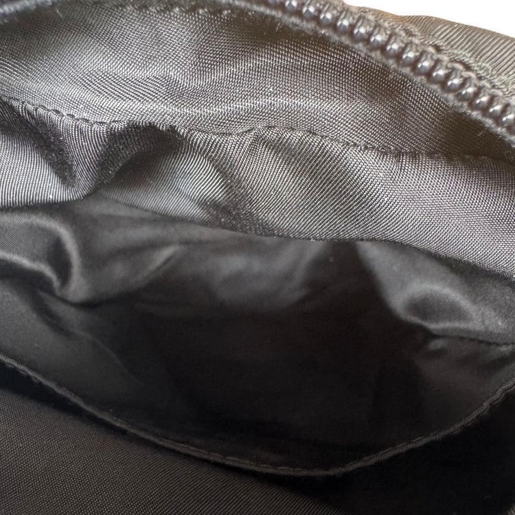 Prada Nylon Saffiano Leather Black Shoulder Bag image 12