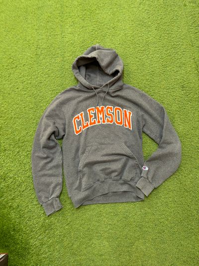 Champion Grey Clemson Hoodie