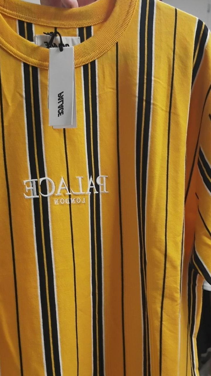 Palace Palace Stripe Tee L Yellow product image